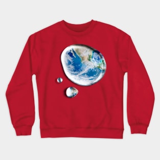 Save the earth Concept Global Warming Crewneck Sweatshirt